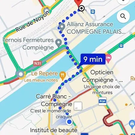 Daire Le Cocon De La Tour -vip-compiegne-hyper Centre Compiègne