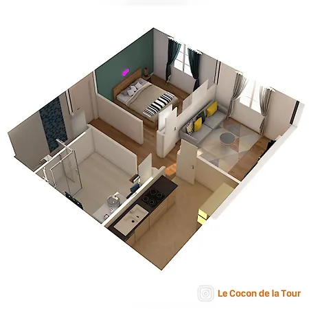 Apartment Le Cocon De La Tour -vip-compiegne-hyper Centre Compiegne