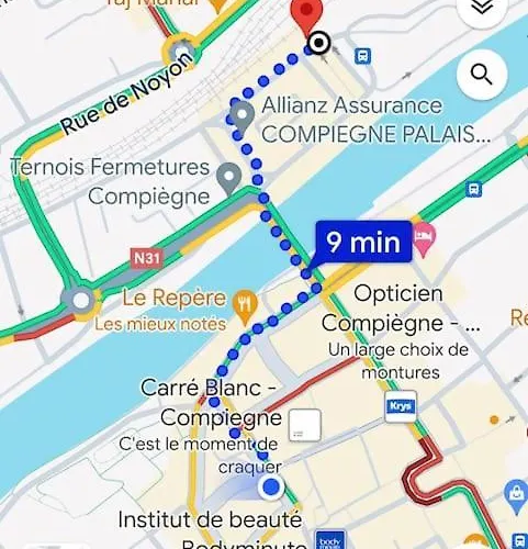 Appartement Cocon De La Tour - Jacuzzi - Nuit Romantique Compiègne