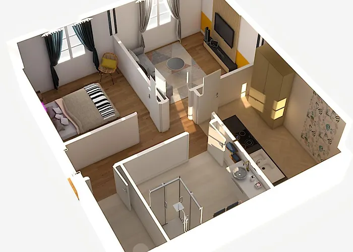 Apartment Cocon De La Tour-confort Premium-hyper-centre Compiegne