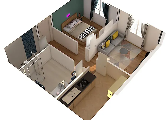 Apartment Cocon De La Tour-confort Premium-hyper-centre Compiegne